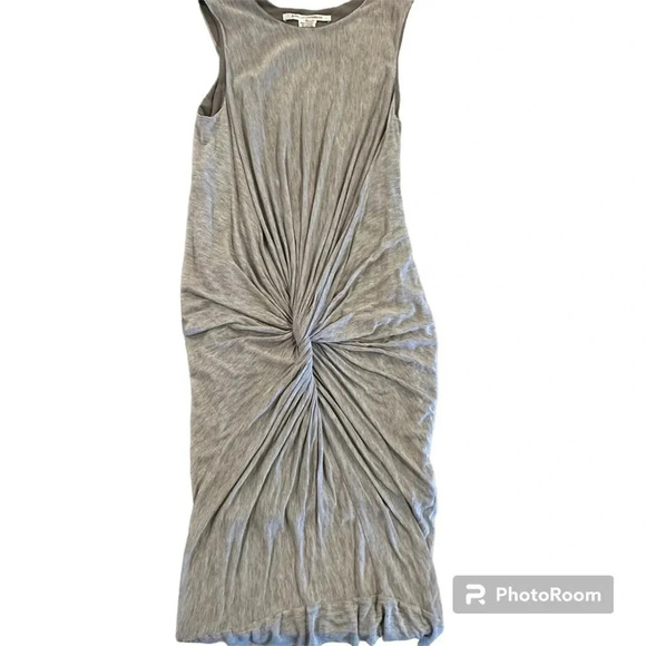 Diane von Furstenberg Alastrina Draped Knot Front Jersey Silk Dress Size 8 - Picture 2 of 14